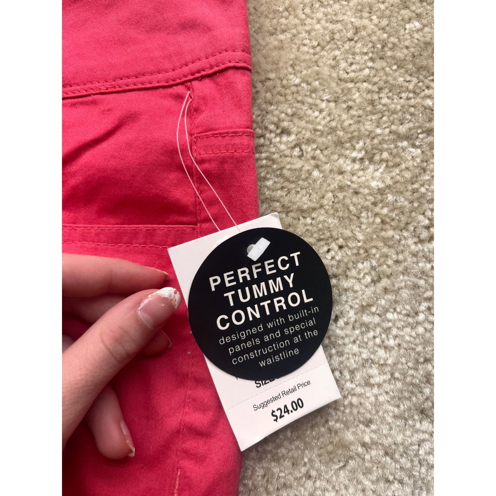 Royalty for Me Pink High Rise Tummy Control Shorts Size 20W New With Tags - Picture 3 of 9